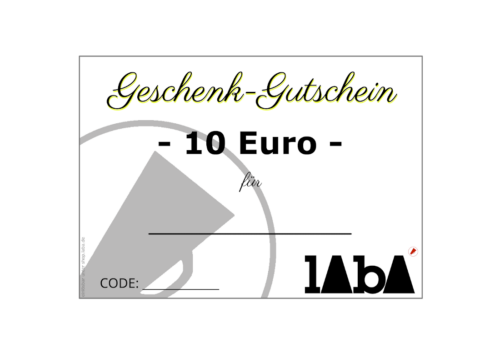 LABA Gutschein 10 Euro