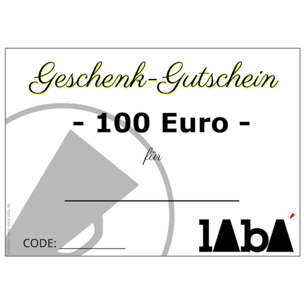 LABA Gutschein 100 Euro