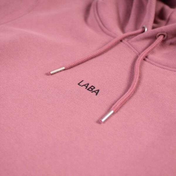 Hoodie - LABA "Basic3" (hibiskus) - Unisex **fair & bio**